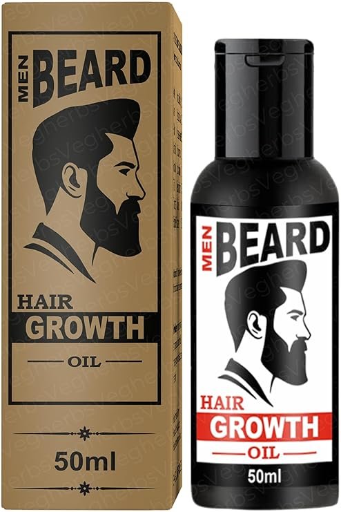 VegHerbs Beard & Hair Growth Oil, 50ml